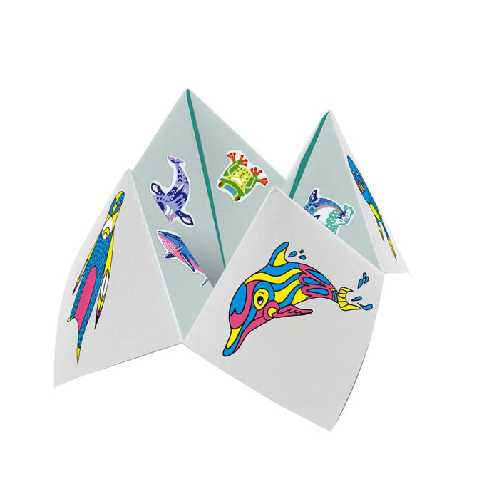 Set multiattività animali origami indovino