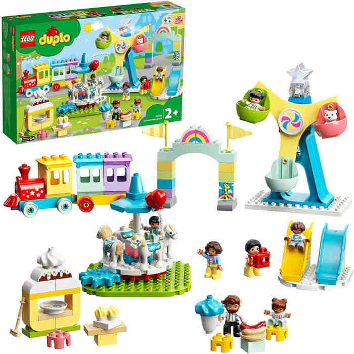 LEGO DUPLO 10914 Classic Deluxe Contenitore di Mattoncini Grande, Giochi  Educativi per Bambini Creativi di 1,5+ Anni