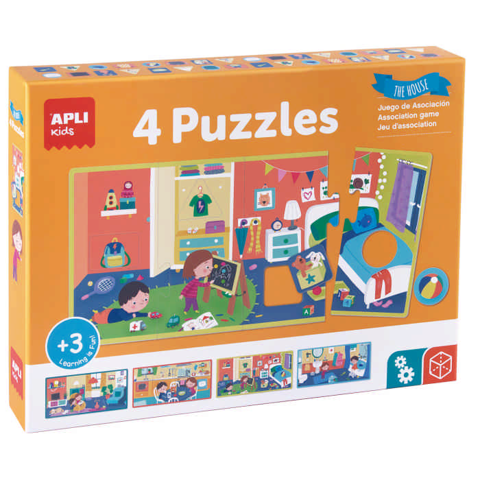 4 puzzle casetta