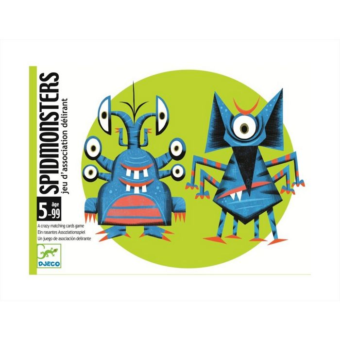 Spidmonsters Gioco Carte Djeco DJ05193 Gioco di carte per bambini