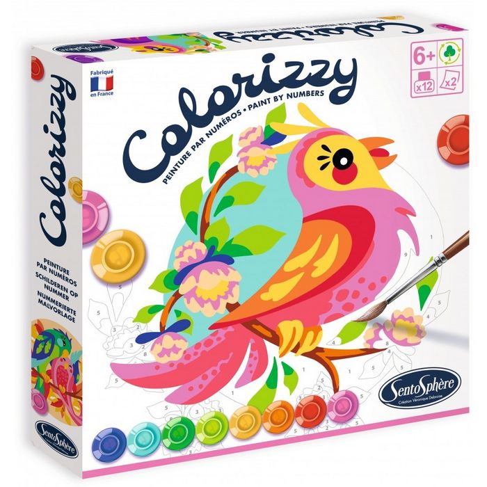 Colorizzy Realizza Dipinti di Uccellini SentoSphere 4505