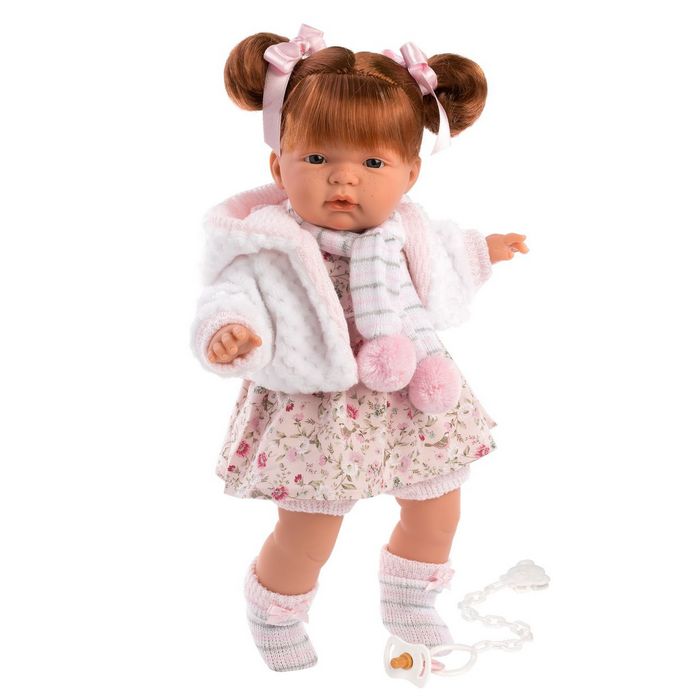 Bambola Capelli Rossi 38cm Kate Llorens idea regalo bambina 4 anni