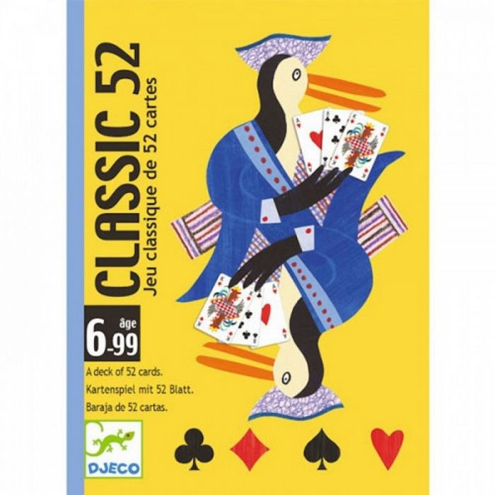 Carte da Poker Gioco Classic 52 Djeco DJ05100
