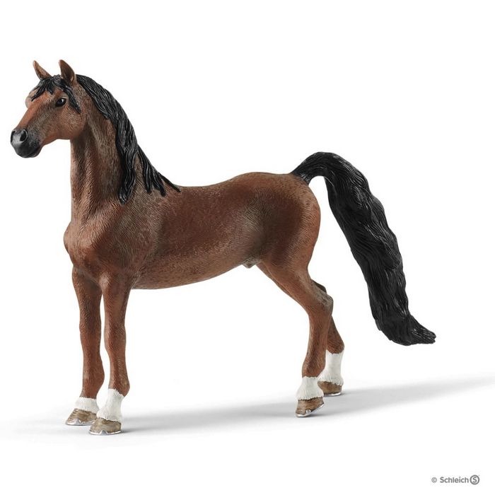 Cavallo American Saddlebred Schleich 13913 Cavallo marrone in resina