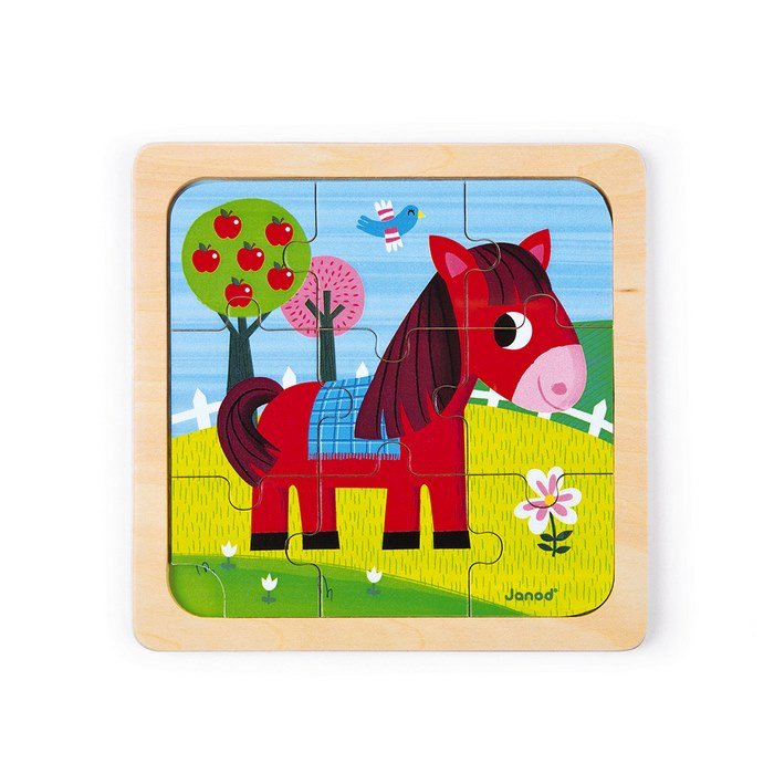 Puzzle in legno - Puzzle di legno per bambini - Janod