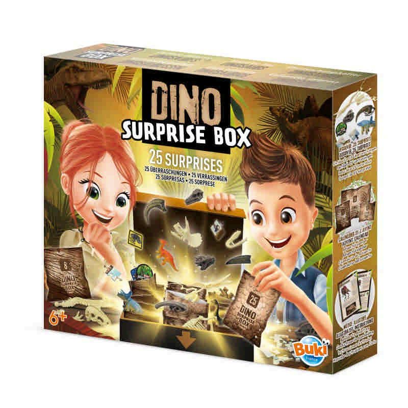 Box Dinosauri 25 Sorprese Buki