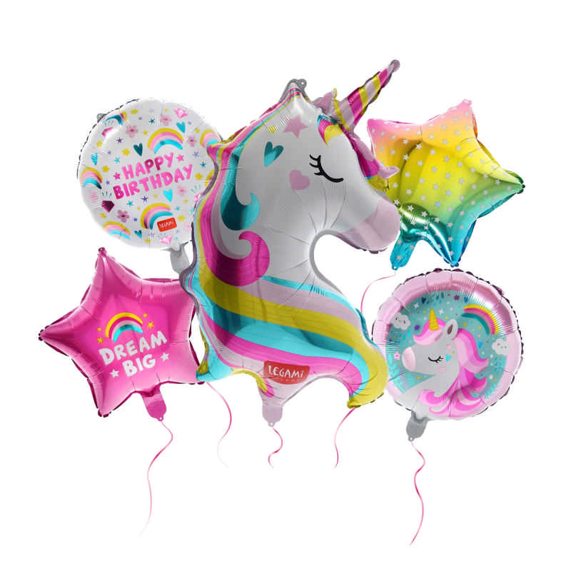 Set Palloncini Compleanno Unicorno Legami