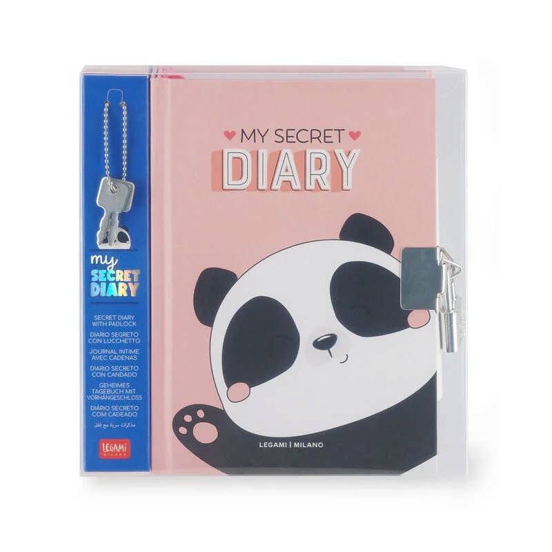 Diario Segreto Panda Legami confezione