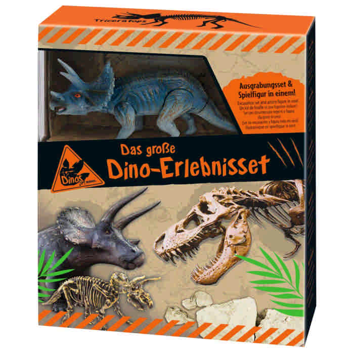 Set scavo Triceratopo scatola