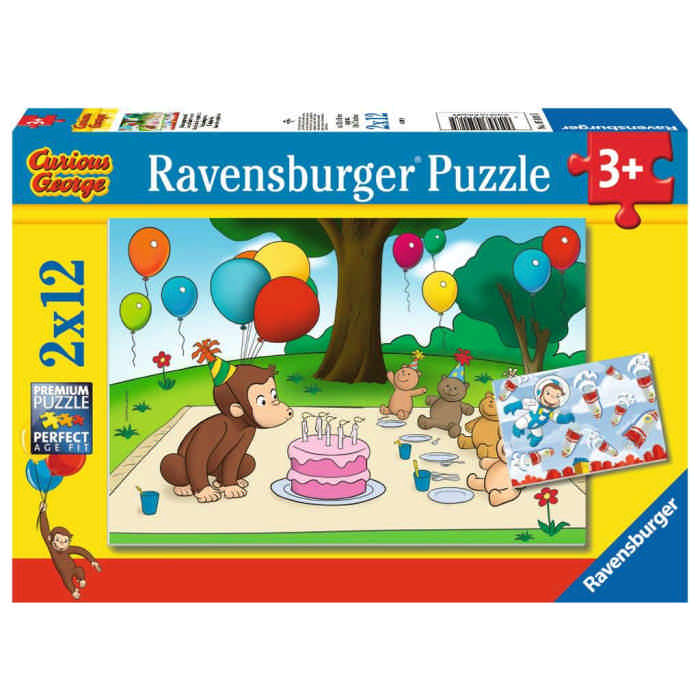 Puzzle George 2x12 pz Ravensburger 050185