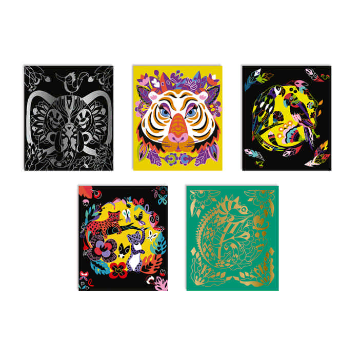 Scratch Art Animali del Mondo Janod 07891