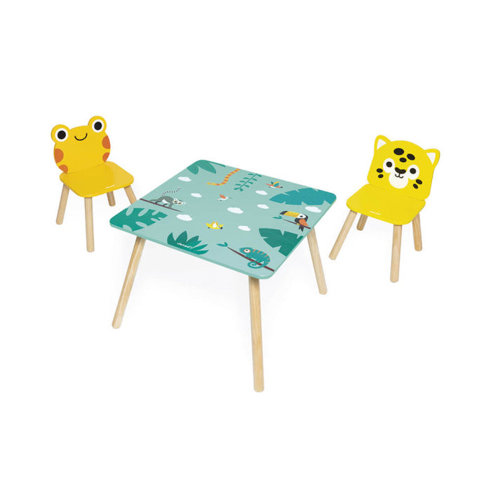 Tavolo e sedie per bambini Forest - Tender Leaf Toys TL8801