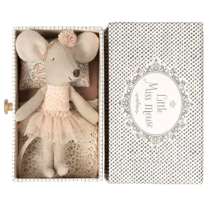 Ballerina con Scatolina Maileg Little Miss Mouse