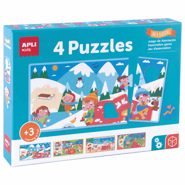 4 puzzle 4 stagioni