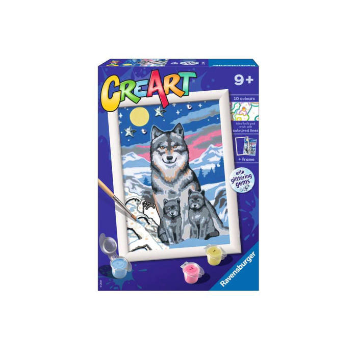 Lupi al Chiaro di Luna Ravensburger Creart 200443