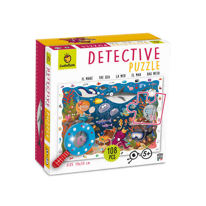 Detective Puzzle Il Mare Ludattica 108 Pz. 20156