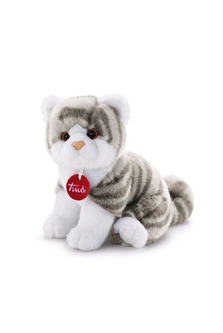 Peluche Gattino Tigrato 18cm Brad Seduto Trudi 20851