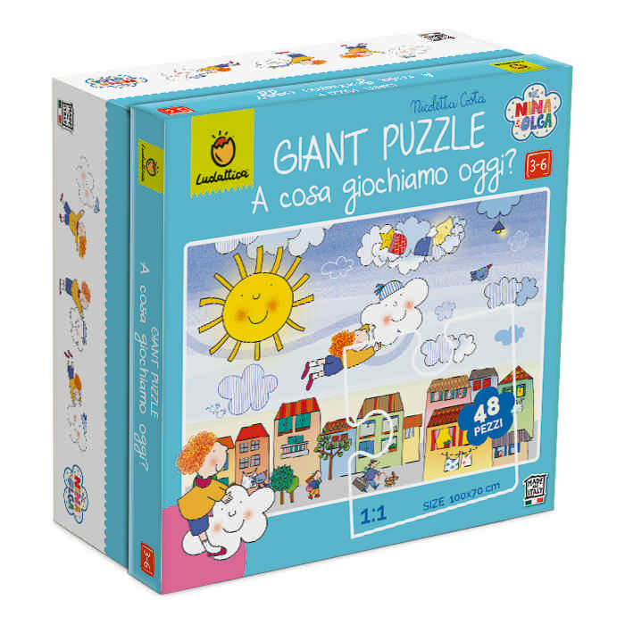 Giant Puzzle A Cosa Giochiamo Oggi 48 pezzi Ludattica 21122