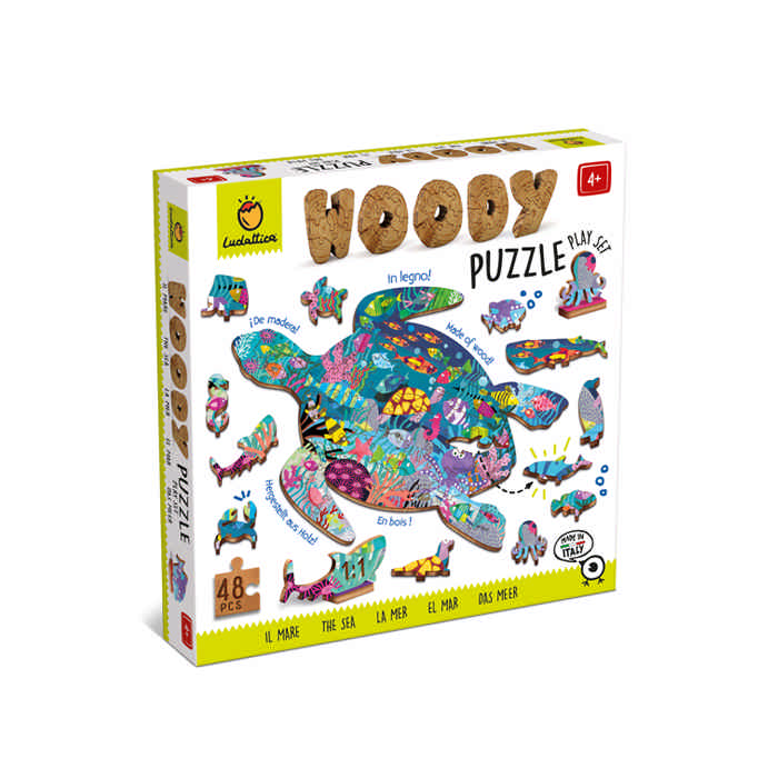 Woody Puzzle Il Mare Ludattica 48 pezzi 21245