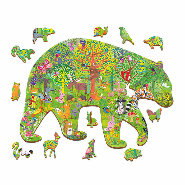 Woody Puzzle Bosco Ludattica 48 pezzi 21252