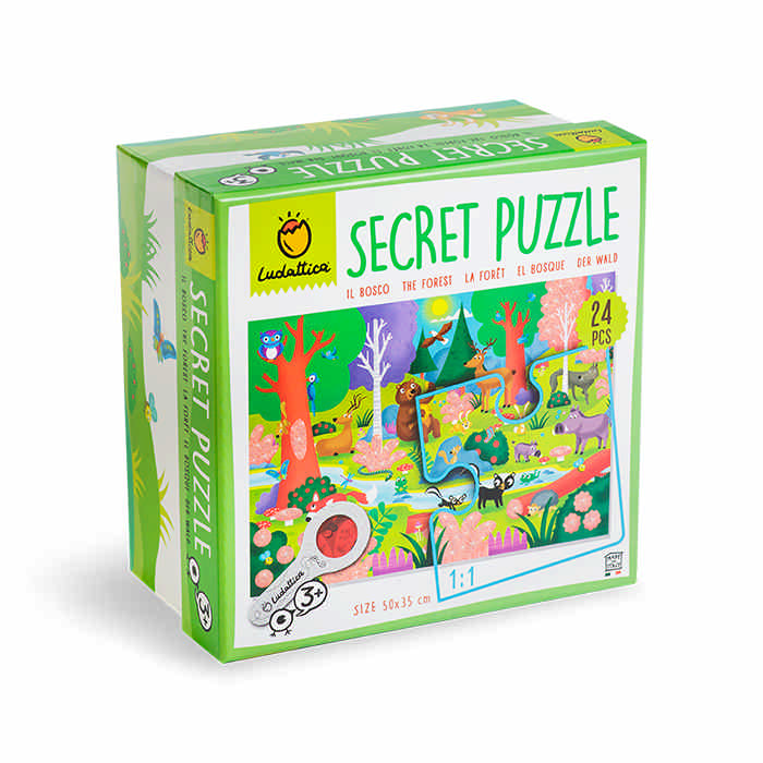 Secret Puzzle Il Bosco 24 pezzi Ludattica 21900