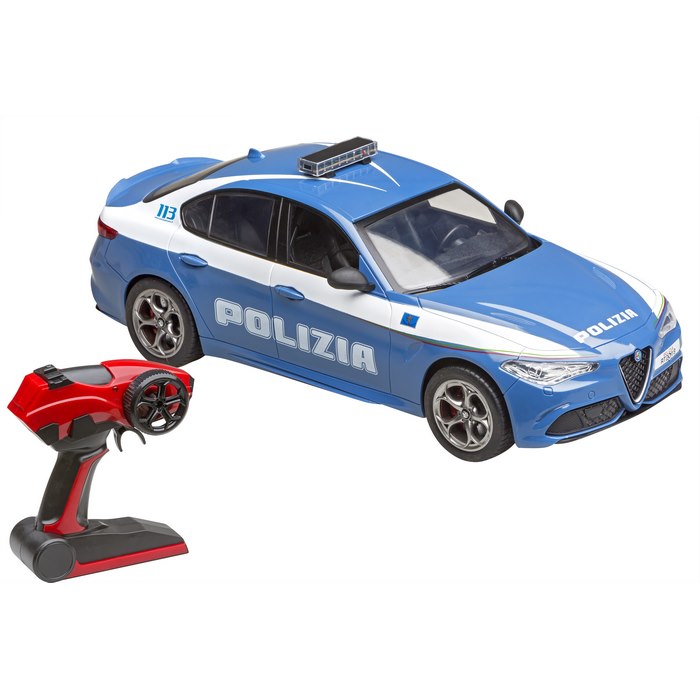 Alfa Romeo Giulia Quadrifoglio Polizia RC 1:14 Reel Toys 2211