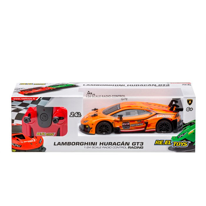 Lamborghini Huracan GT3 Racing Arancione 1:24 Reel Toys 2235