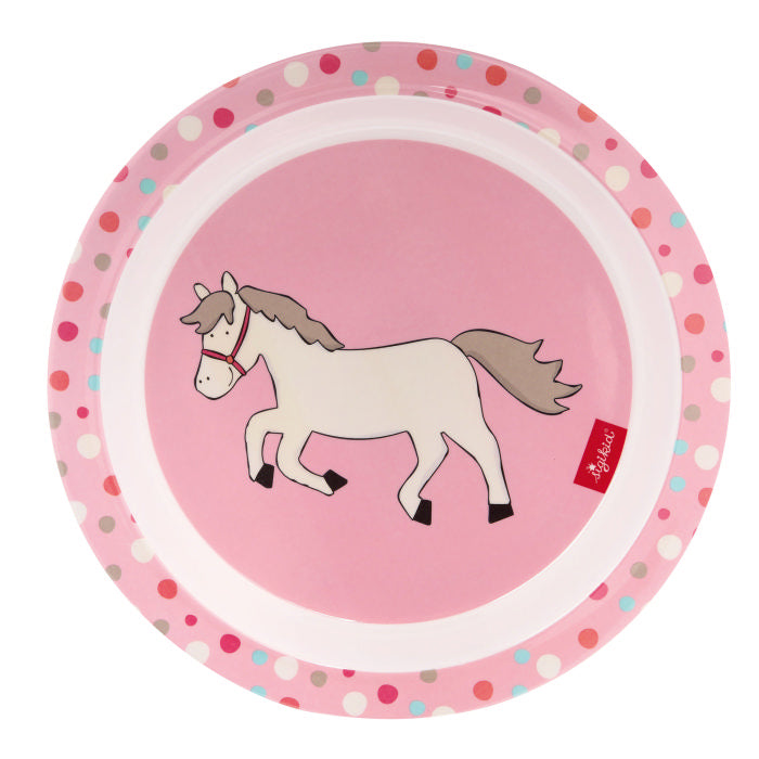 Piatto Piano Cavallo Rosa Sigikid