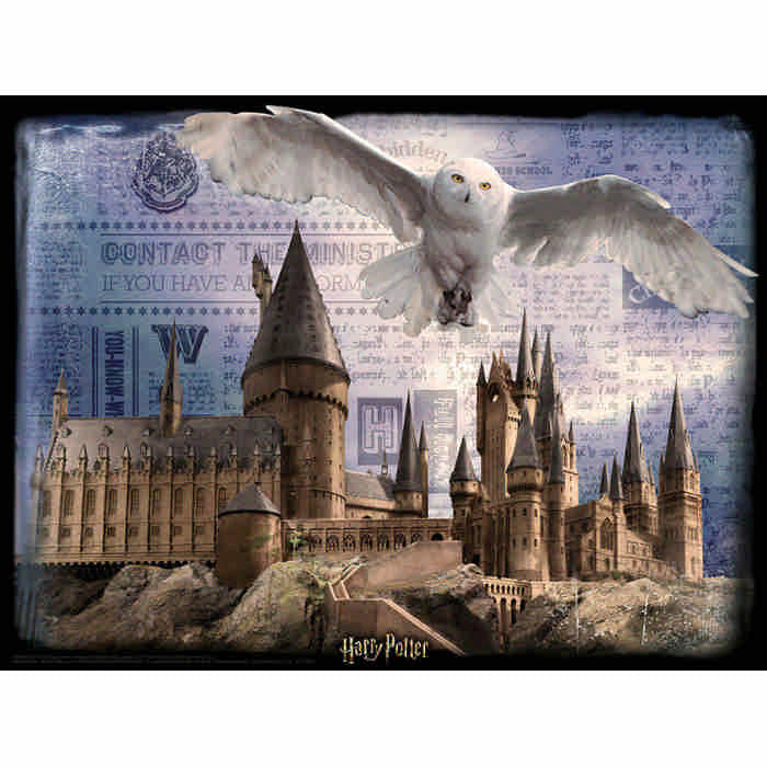 Puzzle 3D Hogwarts e Edvige Harry Potter 500 pz. Prime3D 32513