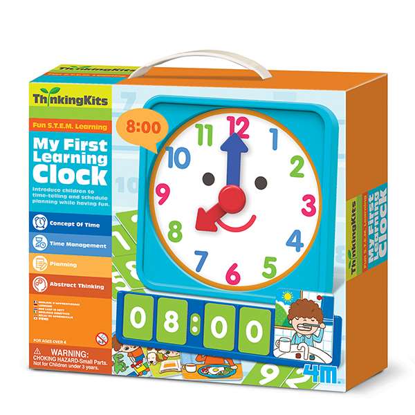 Orologio Didattico 4M 04689 Imparare l'ora per bambini