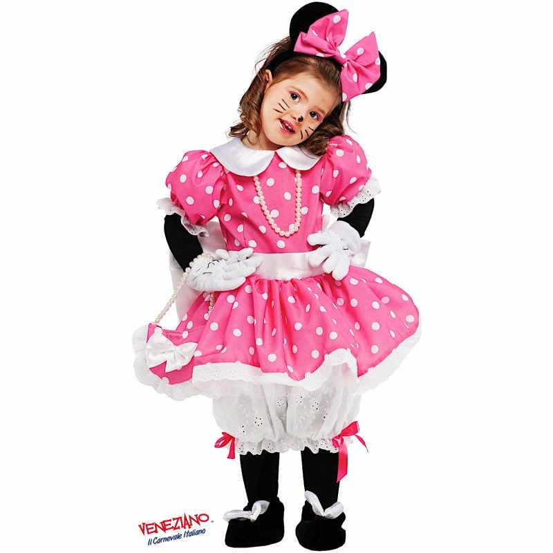 Costume Piccola Topoletta Lusso 2 Anni Veneziano