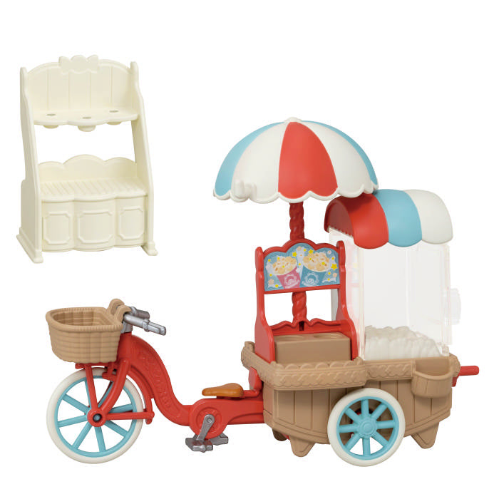 Triciclo e scaffale del Triciclo dei Popcorn Sylvanian Families