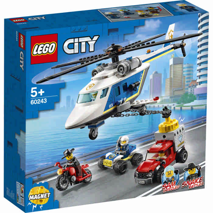 Inseguimento sull'Elicottero della Polizia Lego City 60243