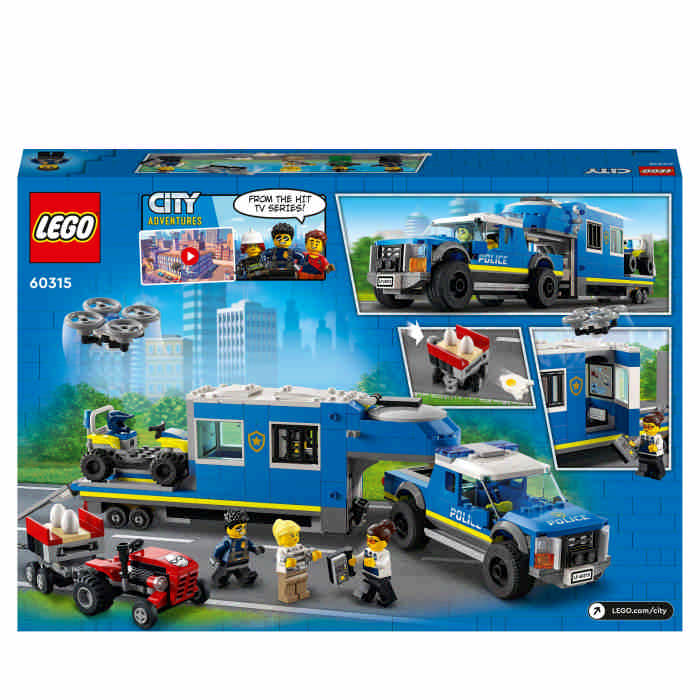 Camion Centro di Comando della Polizia Lego City 60315