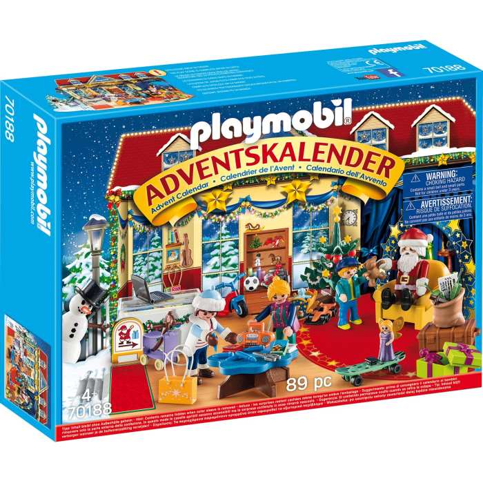 Calendario dell'Avvento il Negozio dei Giocattoli di Natale Playmobil 70188