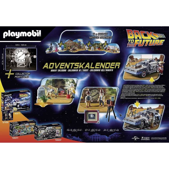 Calendario dell'Avvento Back to the Future Parte 3 Playmobil 70576
