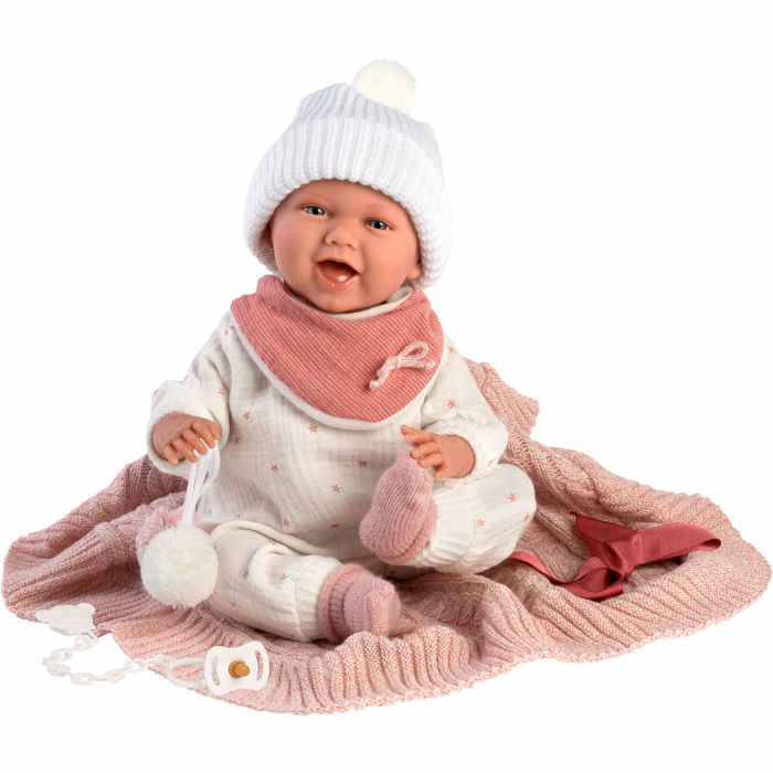 Bambola Mimi con Coperta Rosa Llorens 42 cm 74002