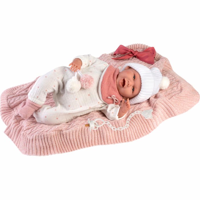 Bambola Mimi con Coperta Rosa Llorens 42 cm 74002