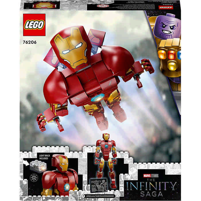 Confezione Personaggio di Ironman Lego Marvel 76206
