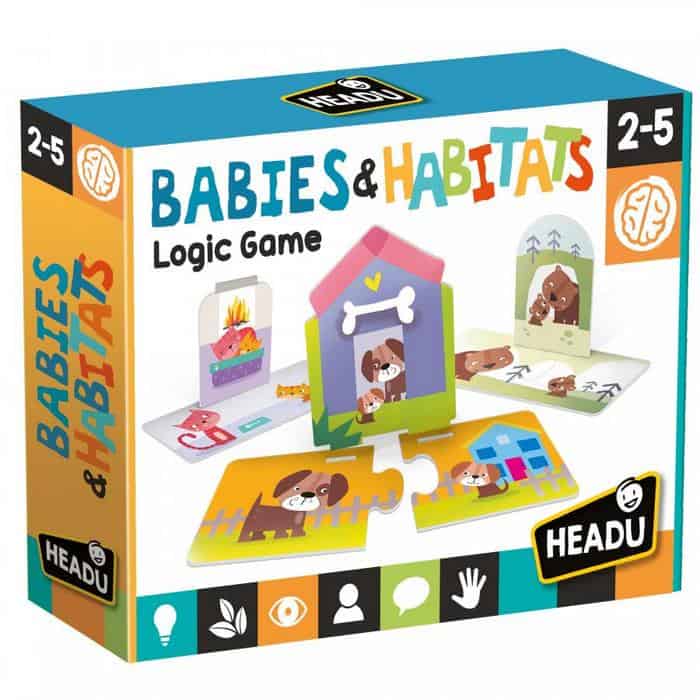 Babies e Habitats Logic Game Headu 24735