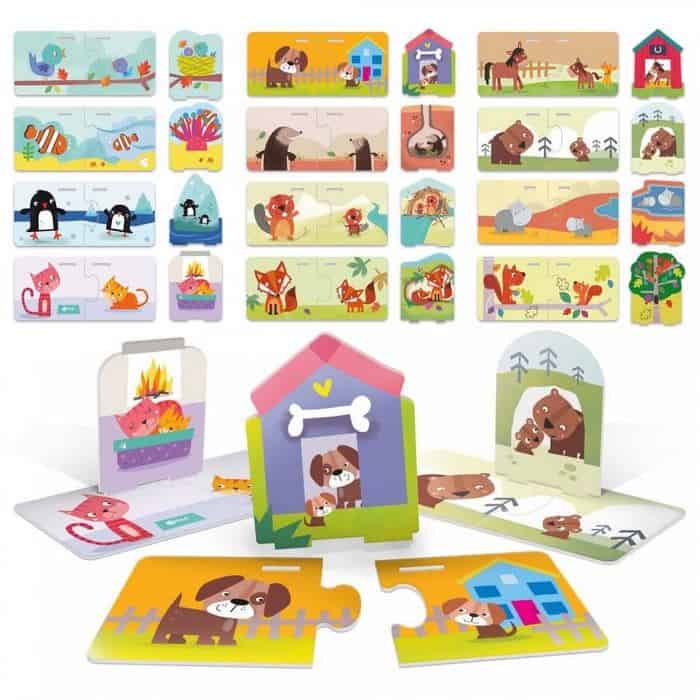 Babies e Habitats Logic Game Headu 24735