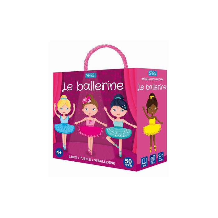 Le Ballerine Libro e Puzzle 40pz Sassi Junior 30550