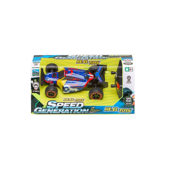 Buggy Leopard Blu Auto Radiocomandata 1:28  Reel Toys 2280B