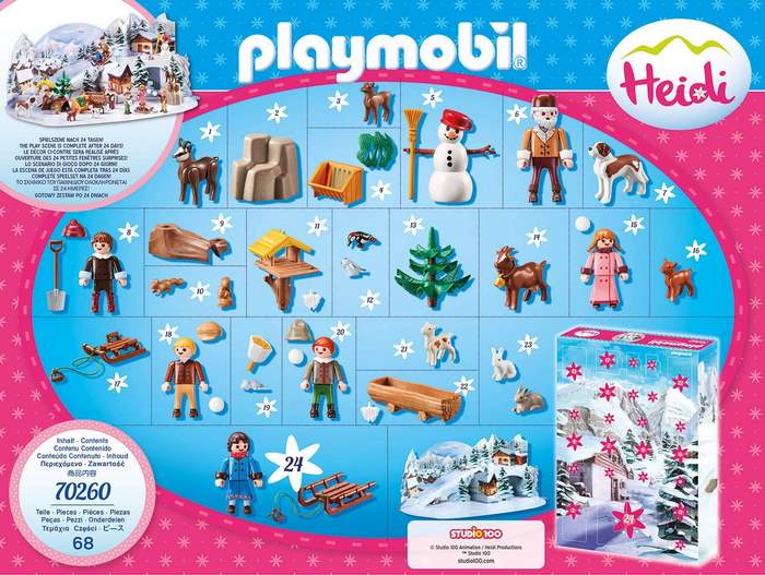 Calendario dell'Avvento Heidi Playmobil Heidi 70260