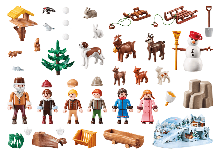 Calendario dell'Avvento Heidi Playmobil Heidi 70260