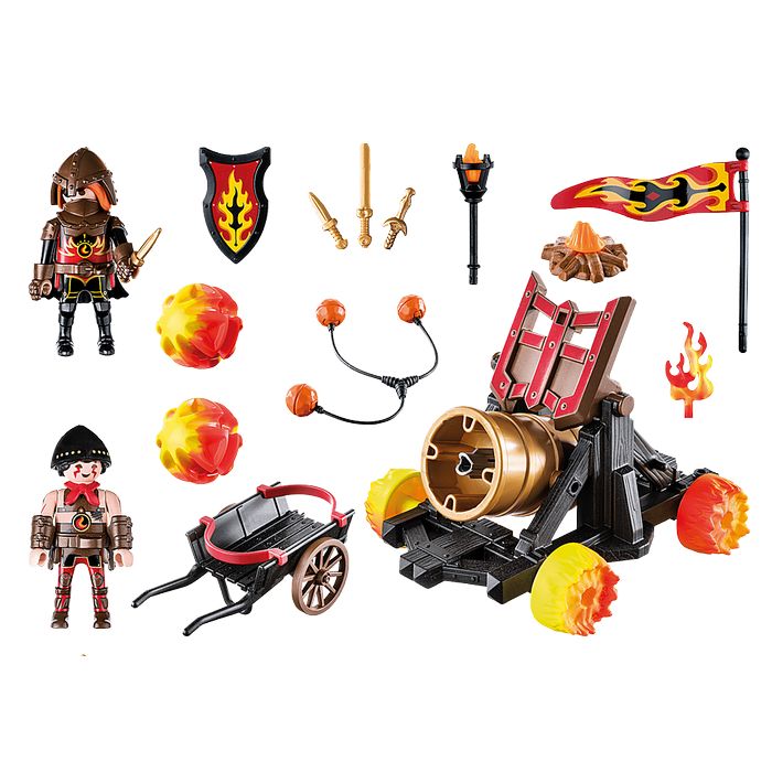 Cannone Spara Lava di Burnham Playmobil Novelmore 70394