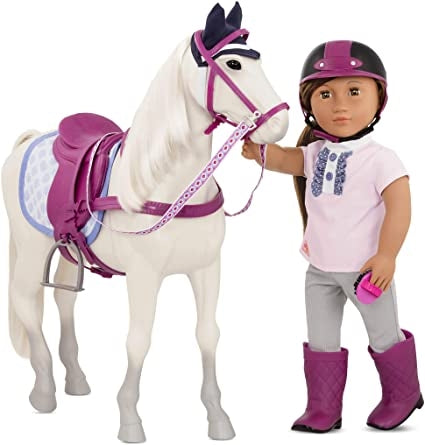 Cavallo Grigio Our Generation 52cm BD38155Z