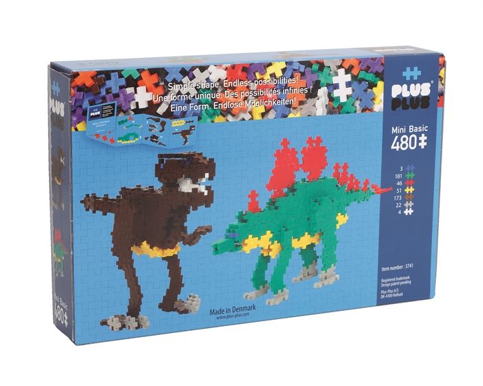 Costruzioni PlusPlus Dinosauri Mini Basic 480pz 3741