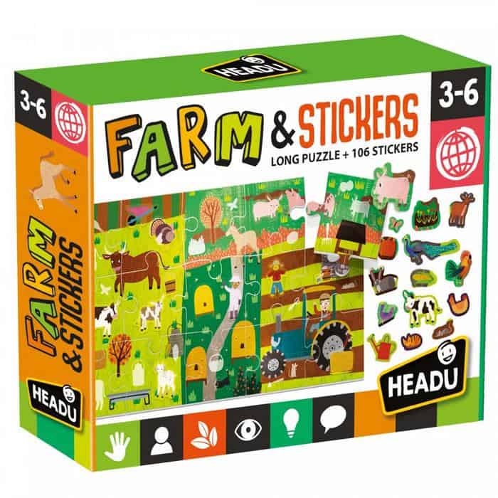 Puzzle Farm e Stickers Headu 24926