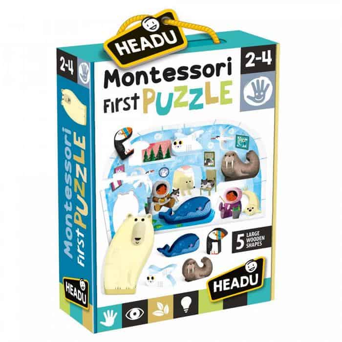 Montessori First Puzzle Polo Nord Headu 24711